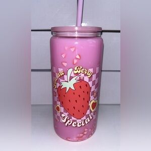 Pink Drink Snow Globe Cup 🍓💗